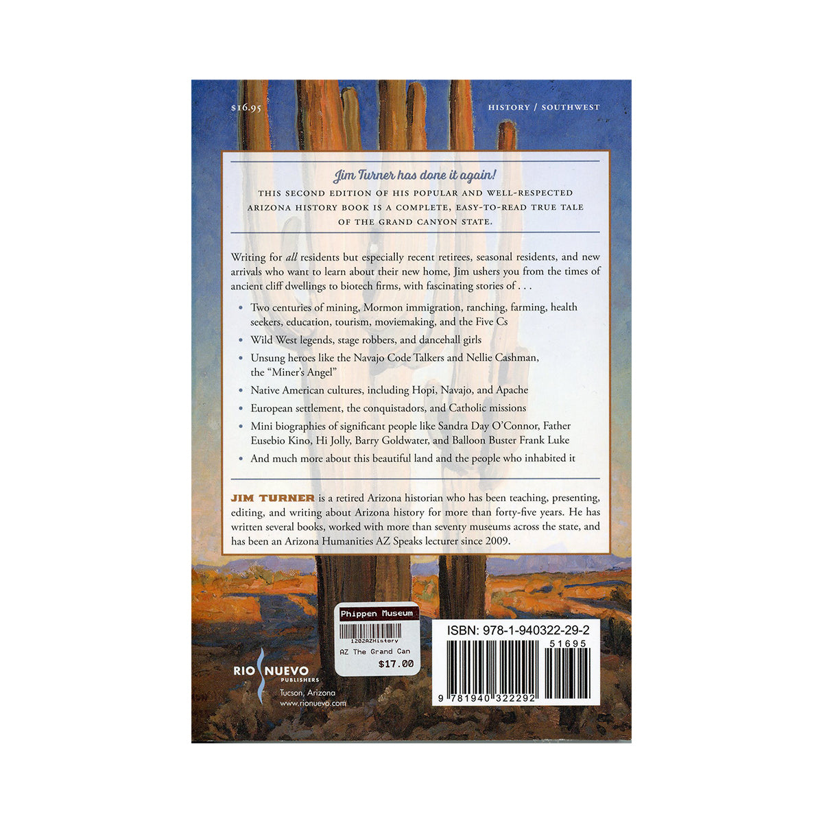 Arizona: A History of the Grand Canyon State by Jim Turner – shopphippen
