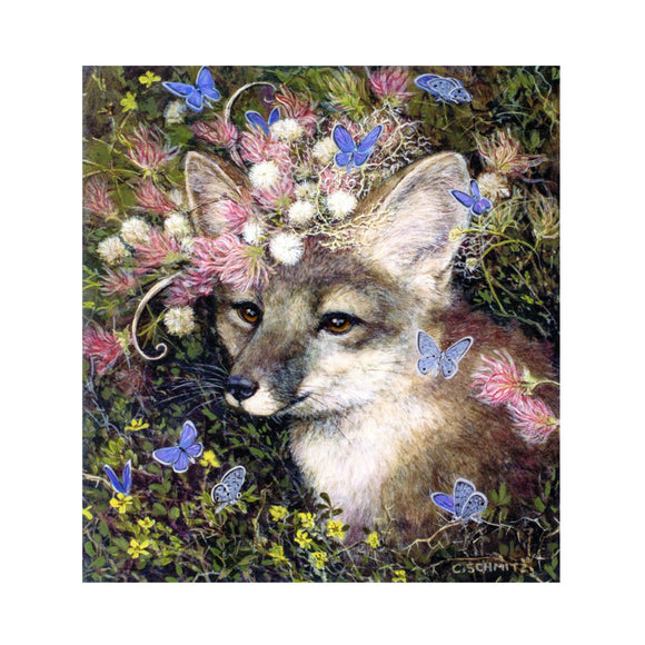 Fox in Plumes by Carolyn Schmitz