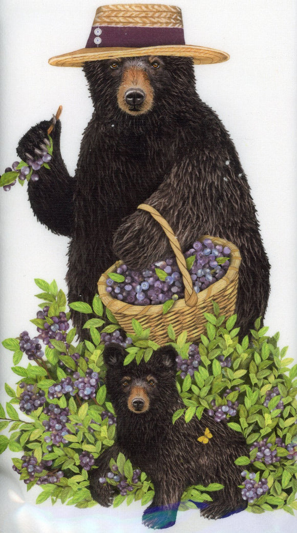 Bear & Cub w/Blueberries