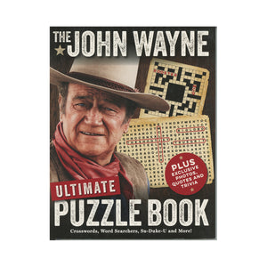 The John Wayne Ultimate Puzzle Book Paperback - by Media Lab Books (Author), Editors of John Wayne Magazine (Author), Editors of the Official John Wayne Magazine