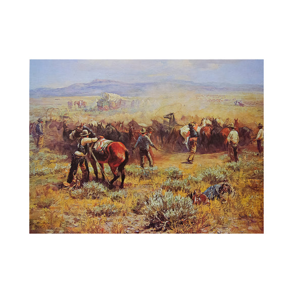 Noon Change of Horses by George Phippen
