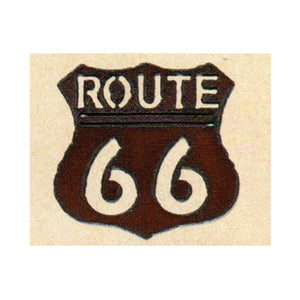 Route 66 Metal Cutout Magnet