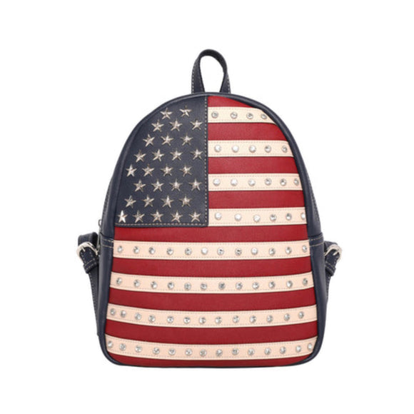 Montana West American Pride Concealed Carry Collection Navy Backpack