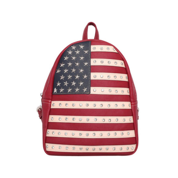 Montana West American Pride Concealed Carry Collection Red Backpack